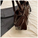 Stylish Vegan Leather Tote Bag with Tassel Detail and Spacious Interior - Samanta Factory