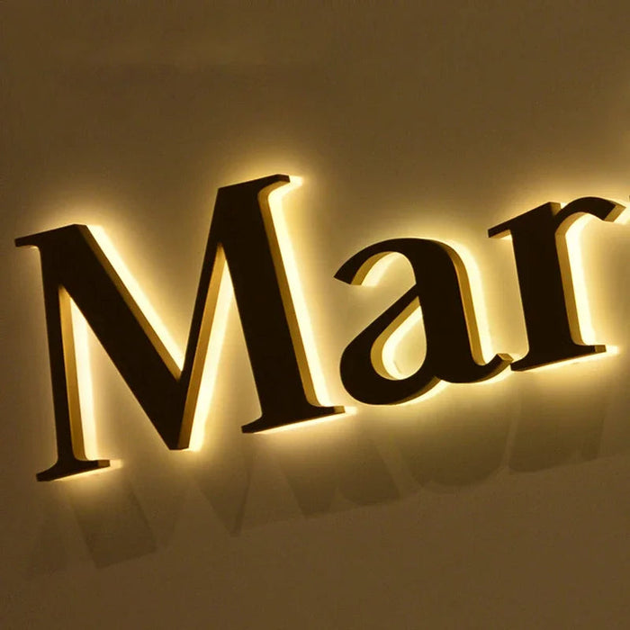 LED House Number Light – Outdoor Waterproof Illuminated Stainless Steel Address Plaque SF
