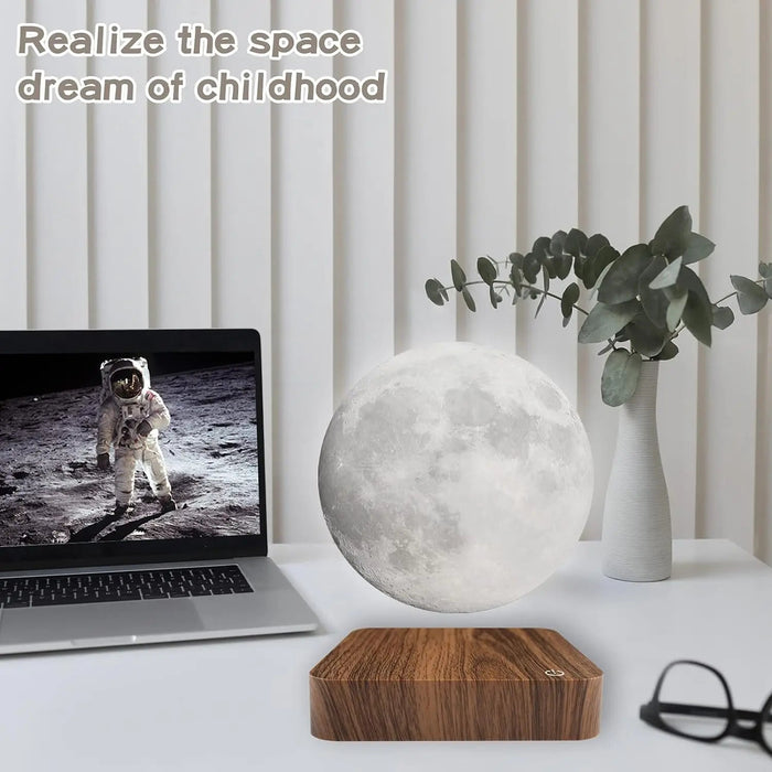 Levitating Moon Lamp – Magnetic Floating 3D LED Light SF