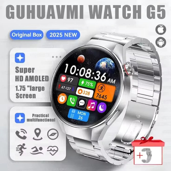 GPS IP68 waterproof Smartwatch – AMOLED Display with Bluetooth Calling SF