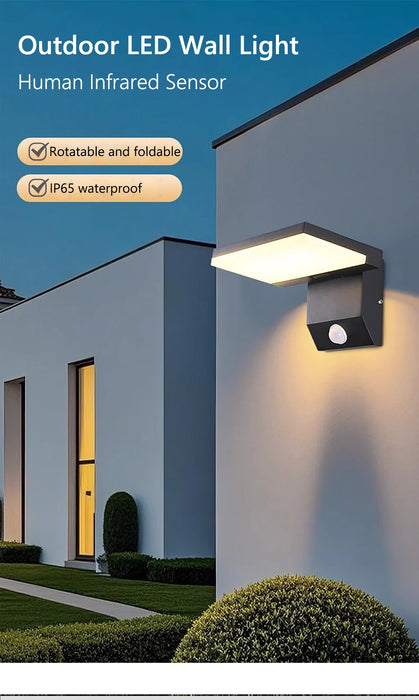 Modern LED Wall Lamp – Waterproof IP65 Aluminum Light for Indoor & Outdoor Home Lighting - Samanta Factory
