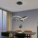 Modern E27 Alloy Pendant Light – Black & Gold LED Ceiling Fixture - Samanta Factory