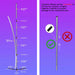 Modern RGBIC Smart Floor Lamp with 16M Colors, Music Sync & Remote App Control - Samanta Factory