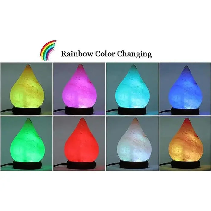 Himalayan Salt Lamp – Color-Changing LED with USB & Natural Air Purification