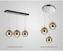 Glass Pendant Light – Mirror Finish with E27 LED Compatibility - Samanta Factory