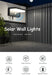 Solar Motion Sensor Wall Lamp – Waterproof Outdoor LED Lighting for Garden & Porch - Samanta Factory