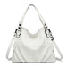 Genuine Leather Tote Bag – Vintage Unisex Handbag with Large Capacity - Samanta Factory