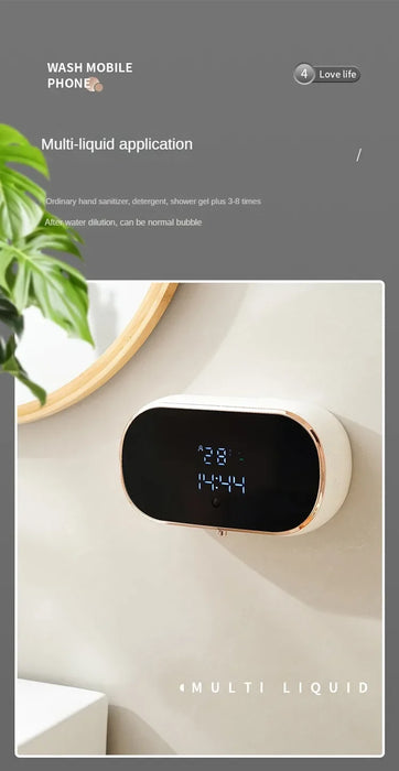 Automatic Foaming Soap Dispenser – Touchless Smart Sensor with USB Rechargeable & Wall Mount Design