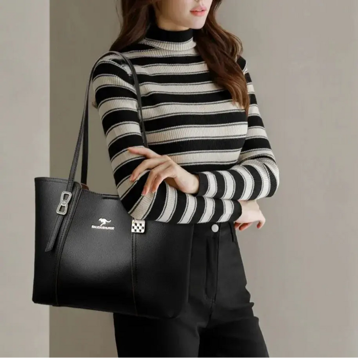 Women’s Casual Tote Bag – Soft Designer-Style Shoulder Handbag SF