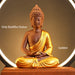 Ceramic Sakyamuni Buddha Incense Burner with LED Light - Samanta Factory