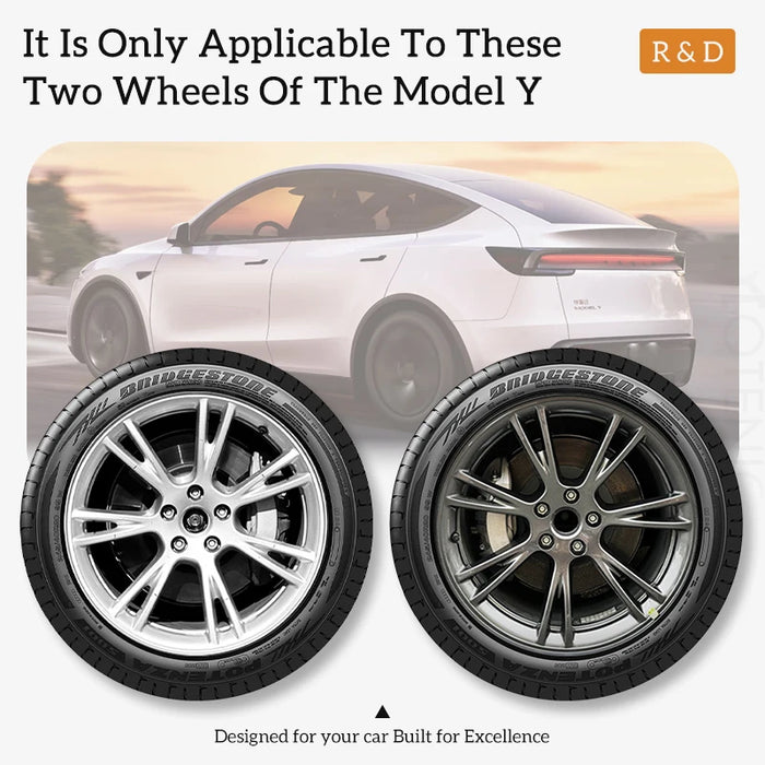 Design for TESLA 19 Inch Star Wheel Caps 4PCS Hubcap Automobile Hub Cap Full Rim Cover Accessories for Tesla Model Y 2020-2024 - Samanta Factory