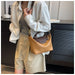 Compact Unisex Barrel-Shaped Crossbody Bag with Modern Flap Design - Samanta Factory