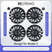 4PCS Wheel Cover Design For Tesla Model 3 Highland 2023-2025 18 Inch Right＆Left Hubcaps Storm Style Wheel Cover Accessories - Samanta Factory