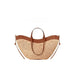 Women's Woven Straw Tote Bag – Large Capacity Beach Handbag & Casual Shoulder Bag SF