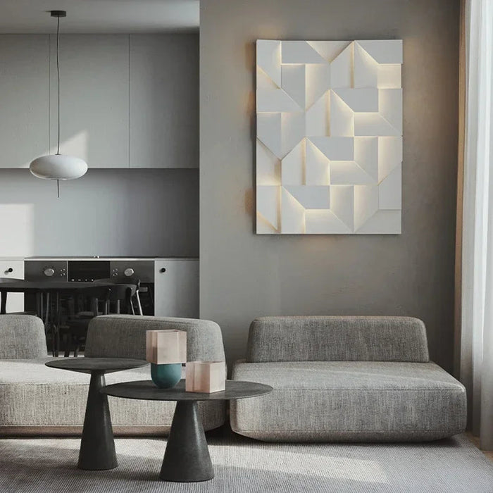3D Art LED Wall Lamp – Dimmable Creative Sconce for Living Room, Bedroom & Hallway Samanta Factory