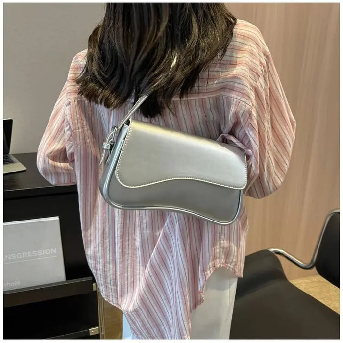 Women’s PU Saddle Bag – Stylish Hasp Closure & Interior Zipper Pocket - Samanta Factory