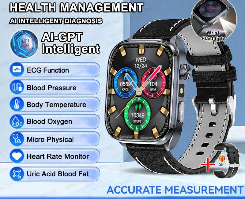 Health Smartwatch – ECG & AI Five-Organ Monitoring SF