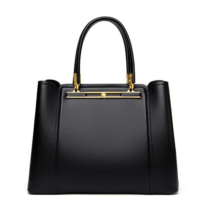 Women’s Tote Bag – Soft Microfiber Leather Casual Handbag with Zipper Closure - Samanta Factory
