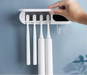 Smart LED UV Toothbrush Sanitizer & Holder – Wall-Mounted & Space-Saving Design - Samanta Factory