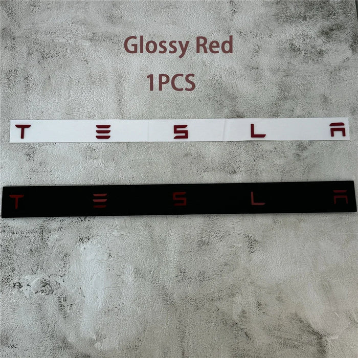 1PCS  Chrome Logo Car Rear Tailgate Sticker Emblem MODEL 3 S X Y accessories Badge Decal - Samanta Factory