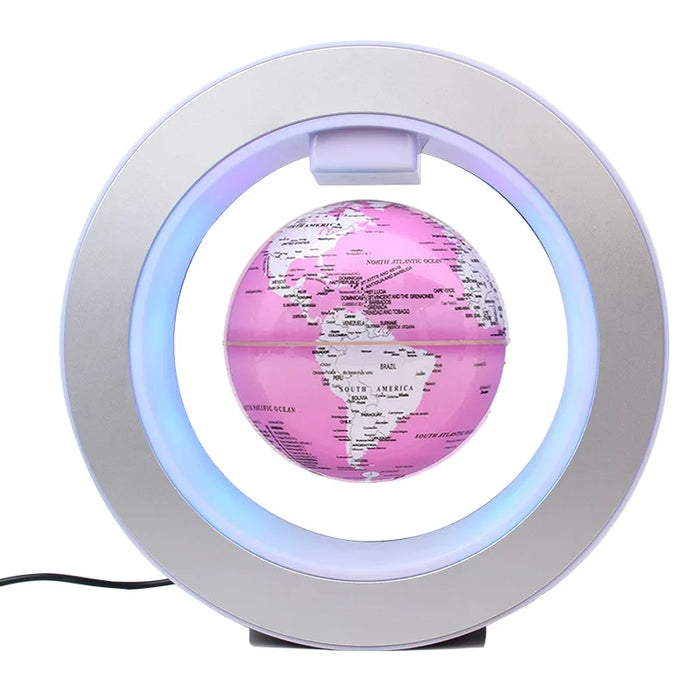 Floating Moon Globe Lamp – O-Type Magnetic Frame with LED Night Light