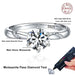 Diamond-Tested Moissanite Wedding & Anniversary Ring for Women SF