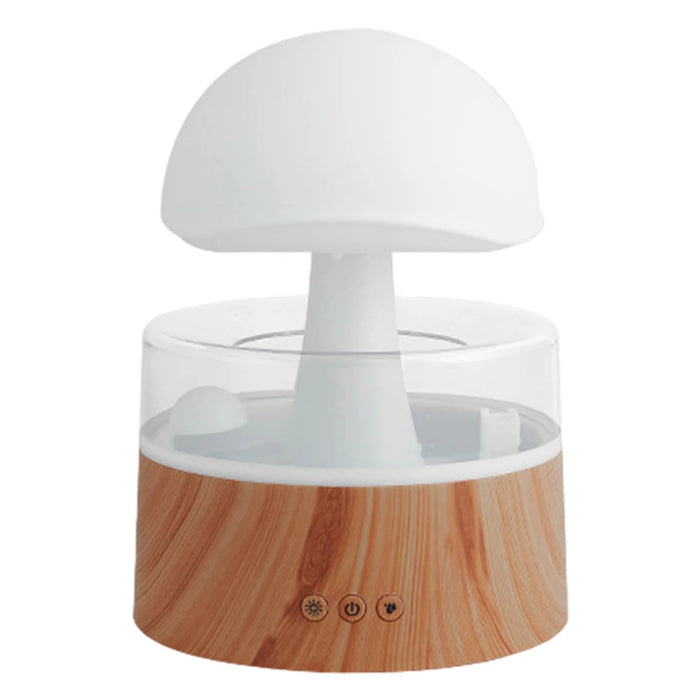 Mushroom Rain Cloud Humidifier – 7-Color LED & Aromatherapy Diffuser for Relaxation & Skin Hydration - Samanta Factory
