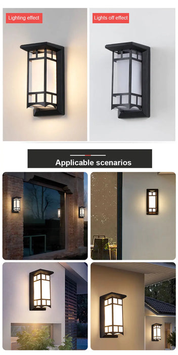 Modern LED Wall Light with Radar Motion Sensor – 16W/30W Waterproof IP55 ABS Lamp for Indoor & Outdoor Lighting - Samanta Factory