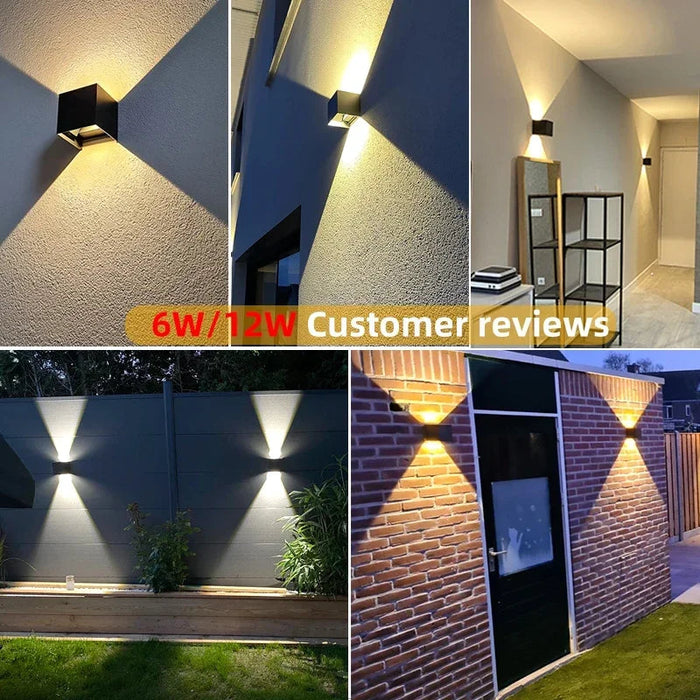 Outdoor LED Wall Light – Adjustable Beam IP65 Waterproof SF
