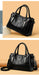 Casual Tote Shoulder & Crossbody Bag – Versatile, Soft PU Leather with Sequined Design - Samanta Factory