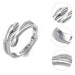 Geometric Silver Ring – Trendy Pave-Set Cubic Zirconia SF