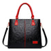 Women's Large Capacity PU Leather Tote Bag – Minimalist Urban Shoulder Bag SF