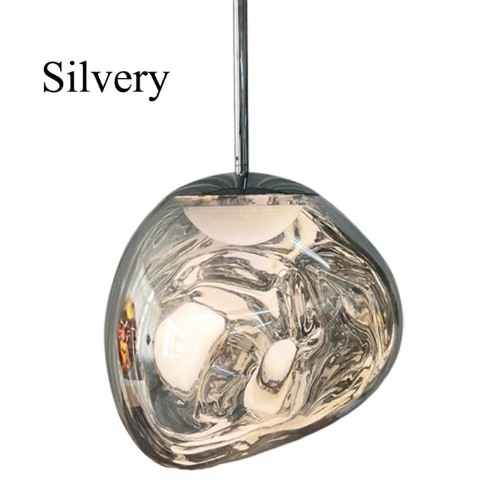 Smart Dimmable Pendant Light – Polished Chrome LED Cord Fixture - Samanta Factory