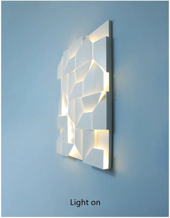 3D Art LED Wall Lamp – Dimmable Creative Sconce for Living Room, Bedroom & Hallway Samanta Factory