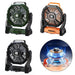 Camping Battery Fan – 10000mAh Rechargeable with LED Light & 4-Speed Wind Control - Samanta Factory
