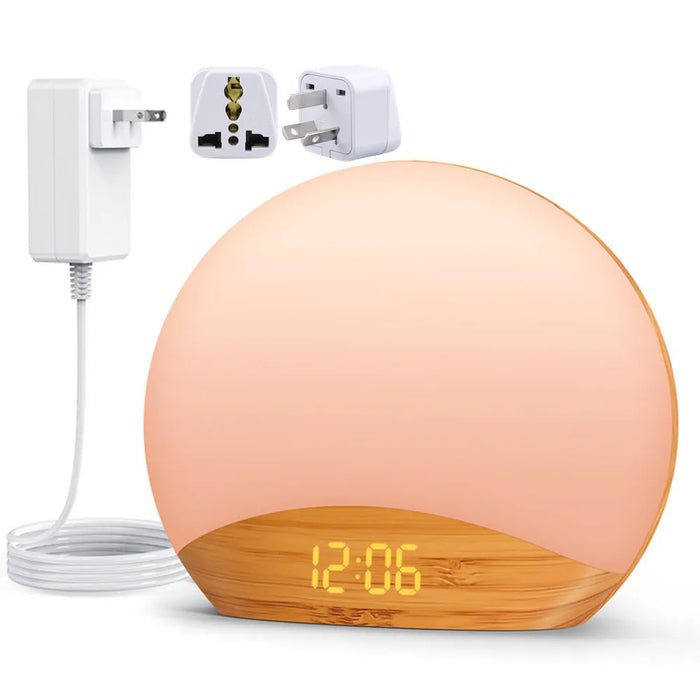 Sunrise Alarm Clock & Sound Machine – All-in-One Sleep Aid with Nature Sounds & Gentle Wake-Up Light