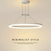 Modern LED Pendant Light – Adjustable Brightness & Color with Remote Control - Samanta Factory
