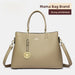 Elegant Commuter Tote Bag – Spacious Unisex Handbag with Detachable Strap - Samanta Factory