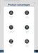 Modern LED Wall Lamp – Waterproof IP65 Aluminum Light for Indoor & Outdoor Home Lighting - Samanta Factory