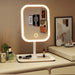 LED illuminated makeup mirror for flawless reflection