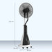 Misting Fan – Ultrasonic Atomization with 3-Speed Control & Remote SF