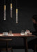Modern Pendant Light – Luminous Acrylic with Brushed Aluminum Finish - Samanta Factory