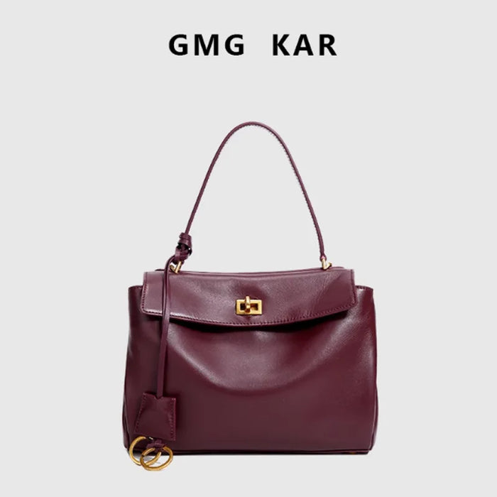 Urban Crossbody Bag - Lock Buckle Minimalist Design