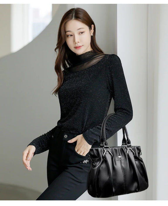 Luxury Casual Tote Bag for Women – High-Quality Soft Leather Designer Handbag & Purse - Samanta Factory