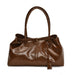 Stylish Vegan Leather Tote Bag with Tassel Detail and Spacious Interior - Samanta Factory