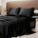 KISS NEST Satin Bed Sheet Set – Smooth 200TC Polyester, Twin to King Sizes - Samanta Factory