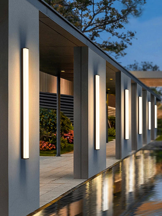 Modern waterproof LED outdoor wall lamp for balcony and garden lighting