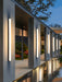 Modern waterproof LED outdoor wall lamp for balcony and garden lighting