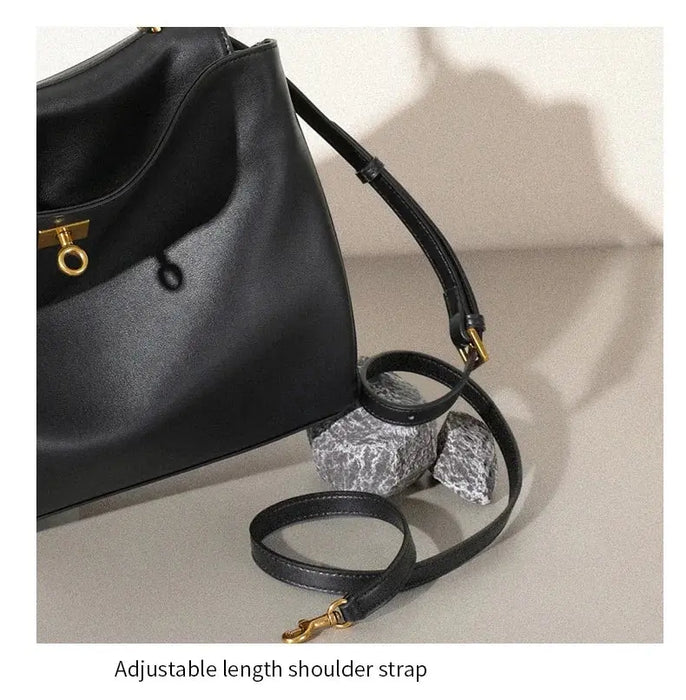 Leather Satchel Bag - Soft Casual Carry SF