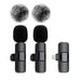 Xiaolo Wireless Lavalier Microphone – Plug & Play Mini Mic for iPhone, Android, Laptop - Samanta Factory